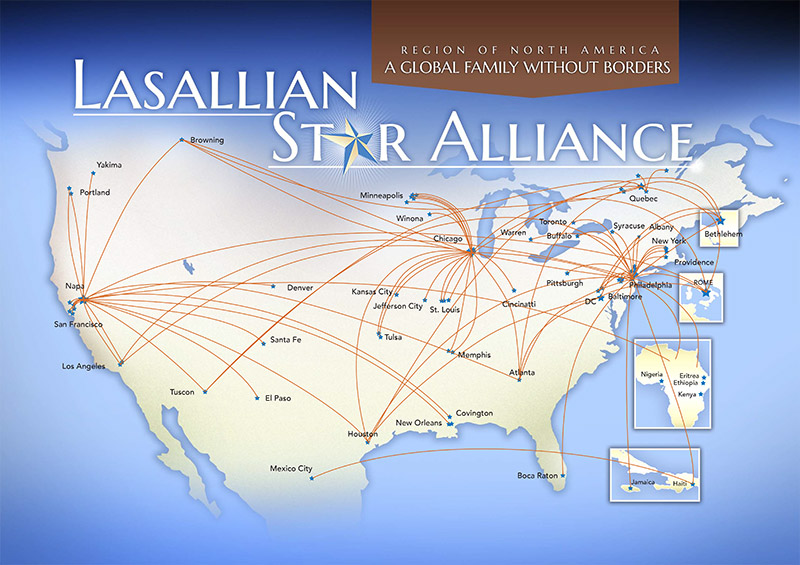 LasallianStarAlliance-Map-BrEd