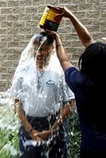 Michael gets the ice