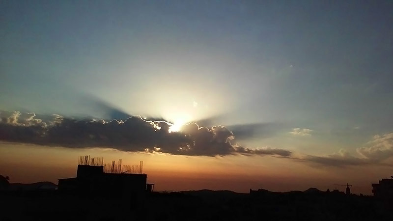 During a recent trip to Bethlehem, I captured this sunrise over Jordan.