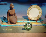 Brother Ed Phelan's small display of meaningful symbols